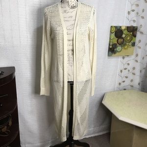 Sky and Sparrow Open Front Long Cardigan Sweater